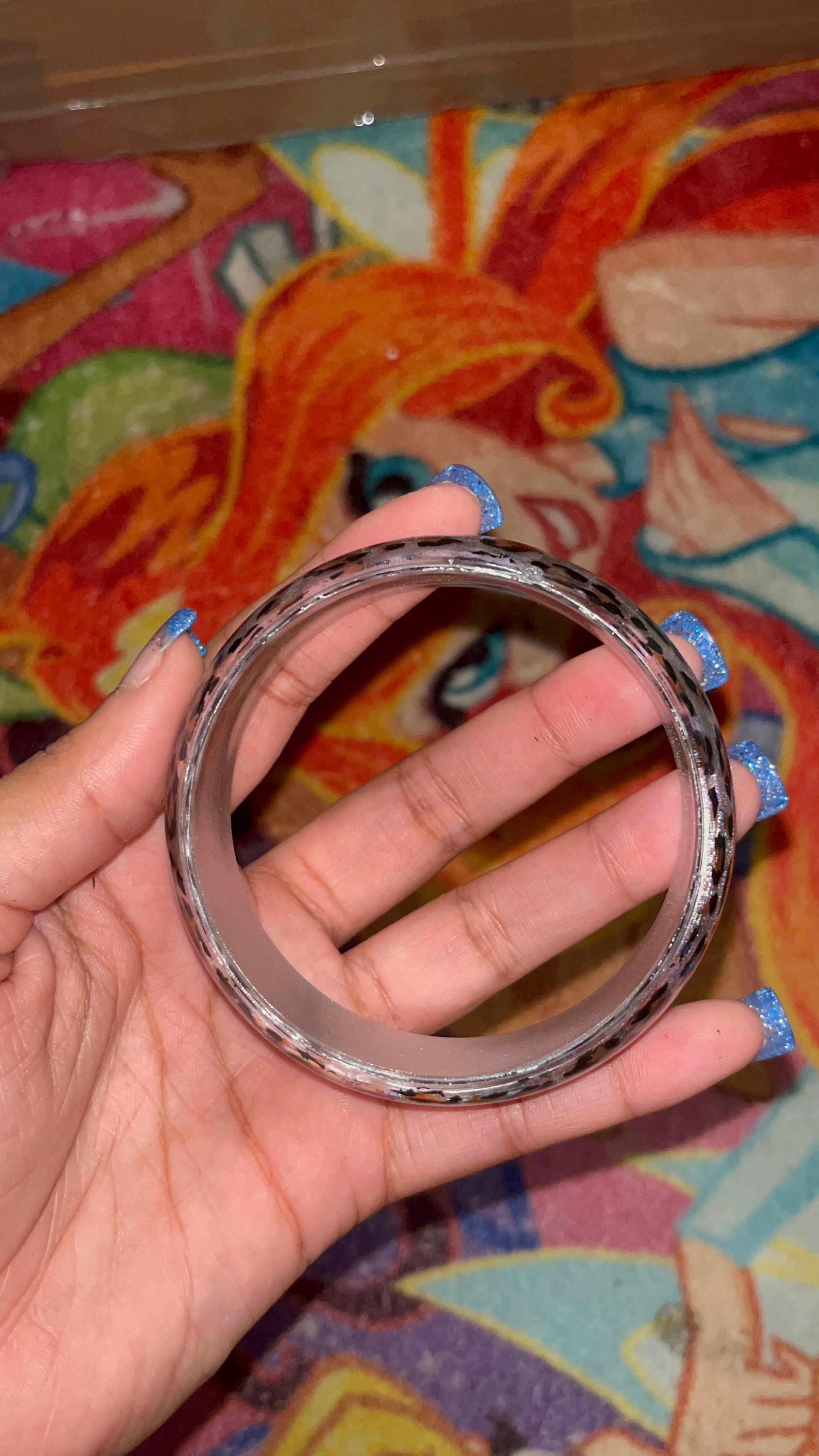 Y2K Large Leopard Bangle Bracelets | Nostalgic | Early 2000s Y2K Large Leopard Bangle Bracelets | Nostalgic | Early 2000s