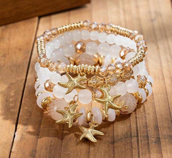 【VINTAGE HOLLYWOOD】[2SET] Tropical Candy Beads Bracelet il_1080xN.6094810393_5wq1.jpg