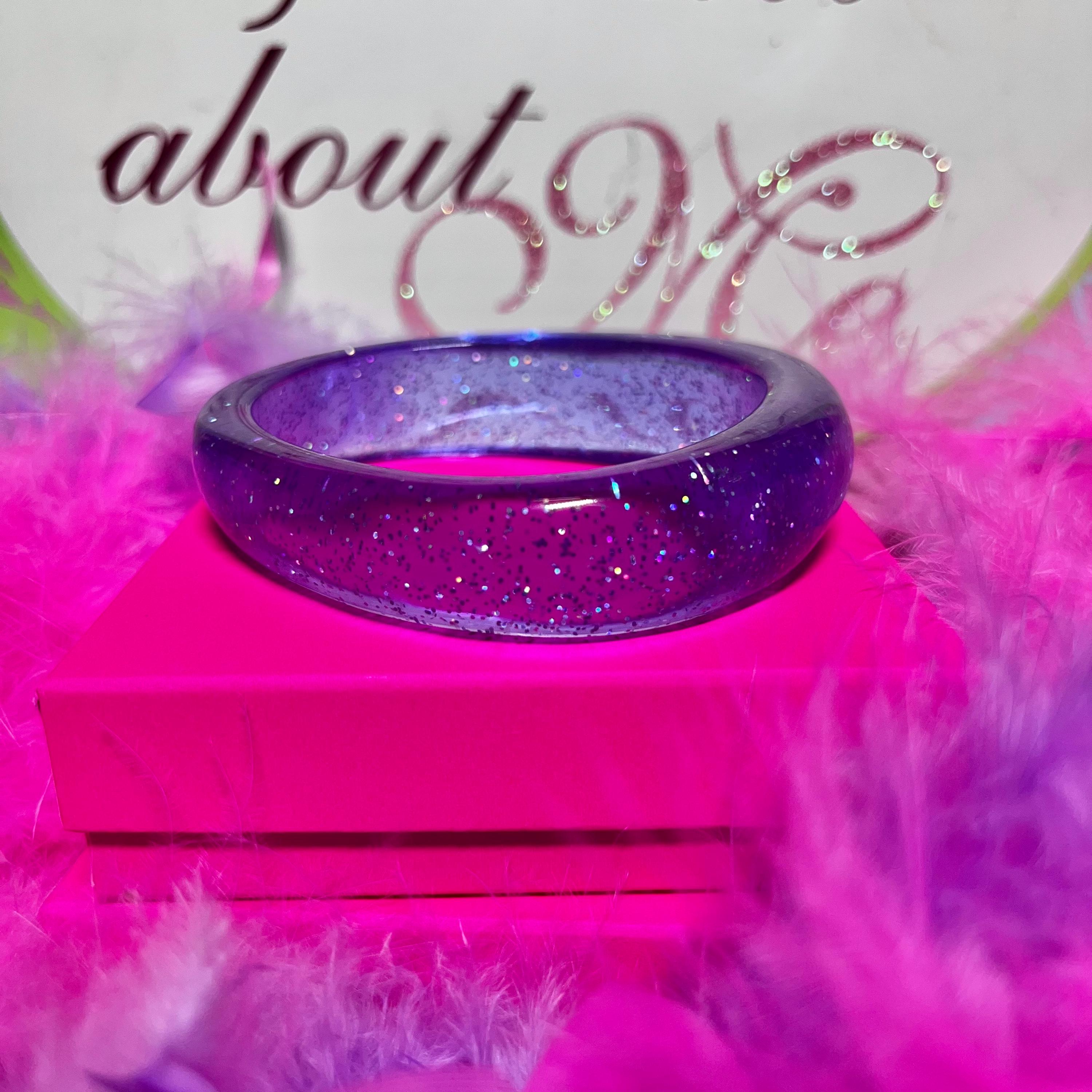 1970 Y2K Resin Bracelet Chunky Resin Bangle | Colorful Retro Bracelet | 80s Y2K  main image 2