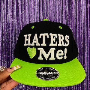 Haters Love Me SnapBack Hat | Y2K Emo Scene Style, Mid-2000s Nostalgia