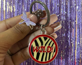 小物 00s d.i.a. key ring japanese label y2k Y2K Nostalgic Keychain | 2000s Purse Charm, Novelty Accessories