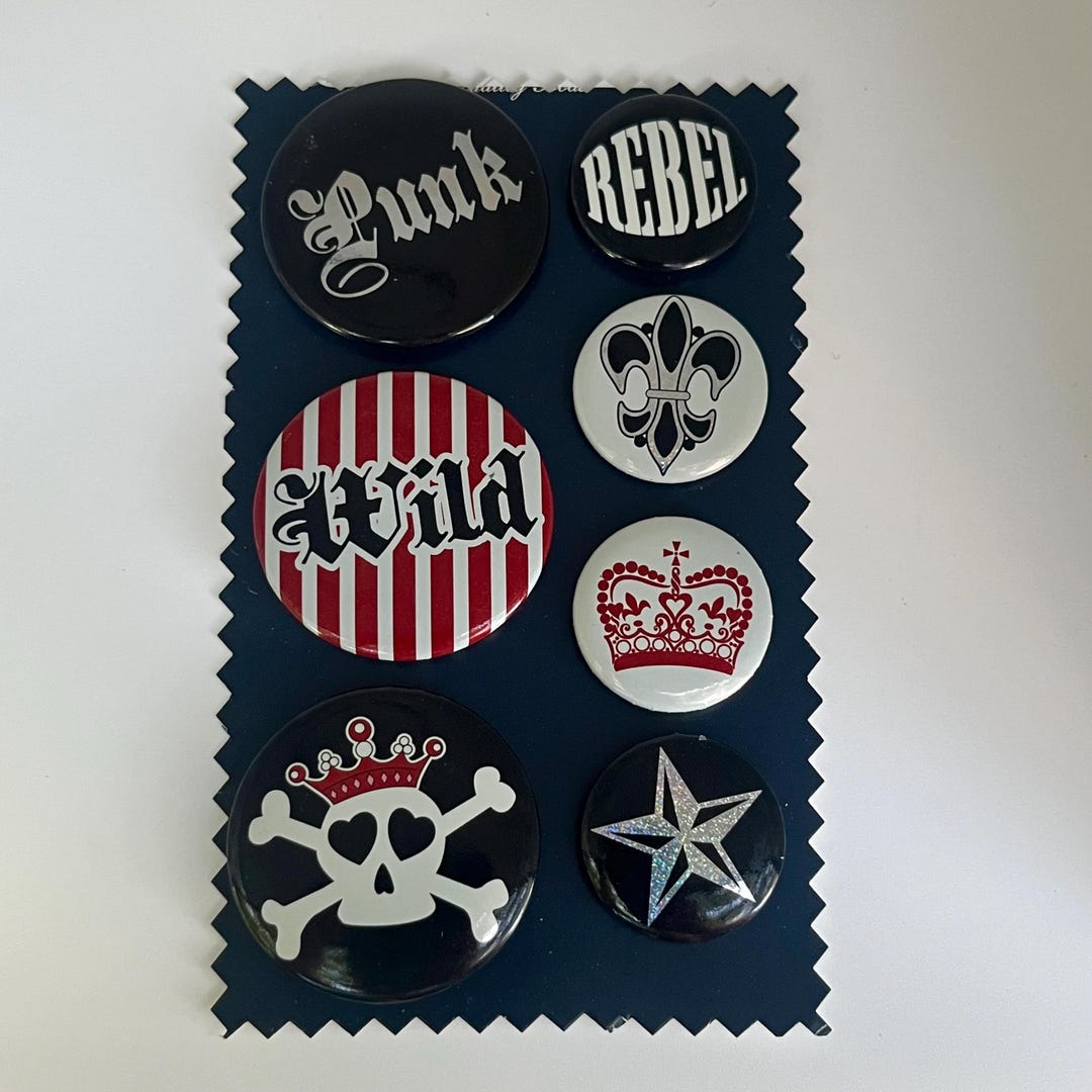Y2K Vintage Button Pins Sets | Nostalgic | Early 2000s  display picture 3