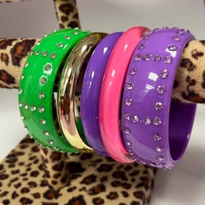 2000s Bangle Rhinestone - Etsy display picture 3