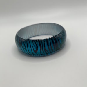 Y2K Zebra Print Bangle | Colorful 2000s Jewelry - Etsy