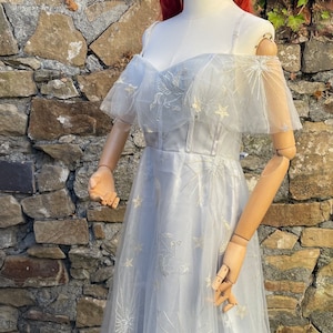 Light Grey Unicorn sky dress /Wedding/ party dress