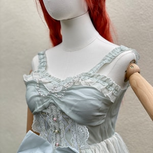 Light green Tulle Princess Petite Size dress suits for wedding/ party/ photography
