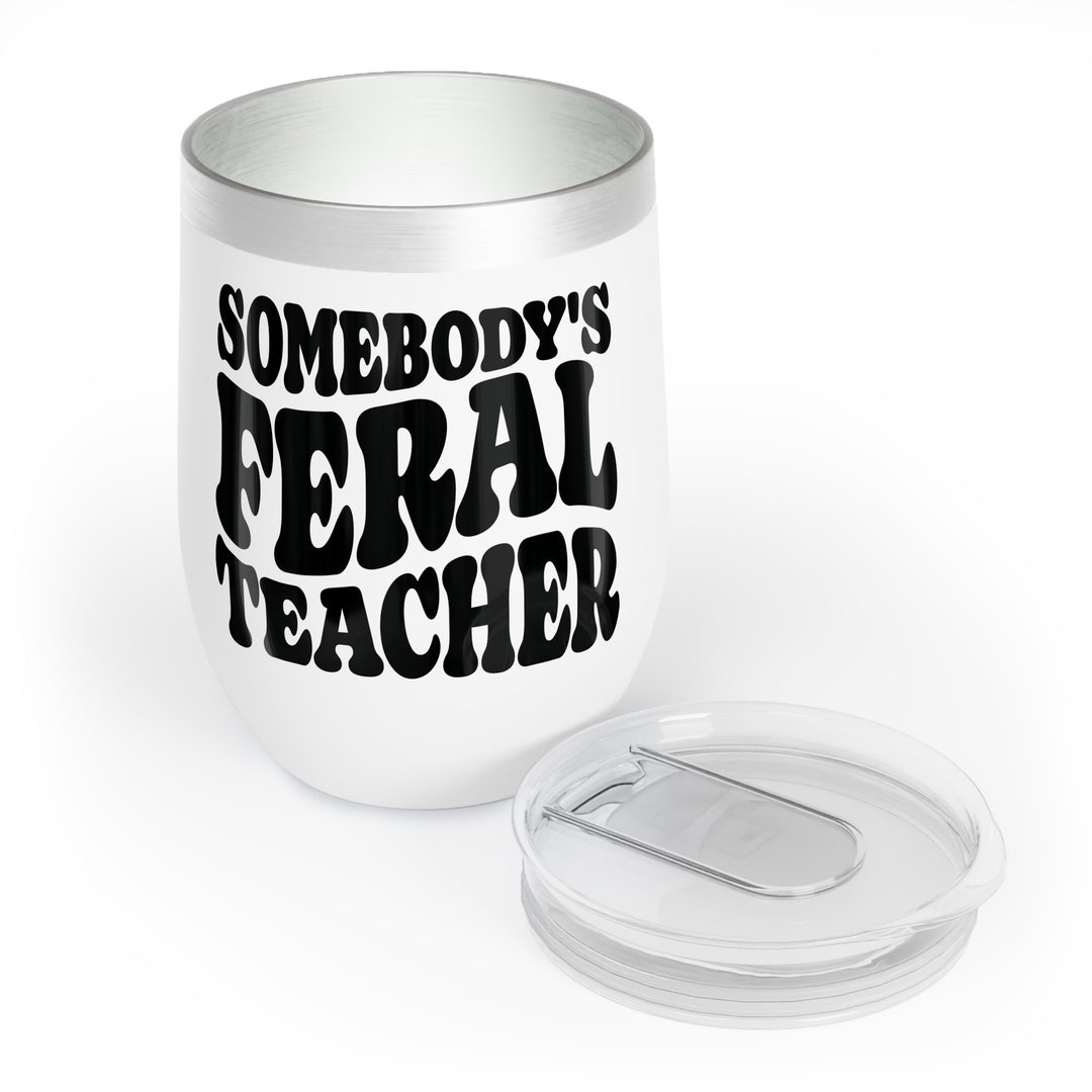 Funny Teacher Gift Tumbler Stainless Steel Double Walled 12 Oz Wine funny-teacher-gift-lined-notebook-sorry-is-my-teaching-interrupting
