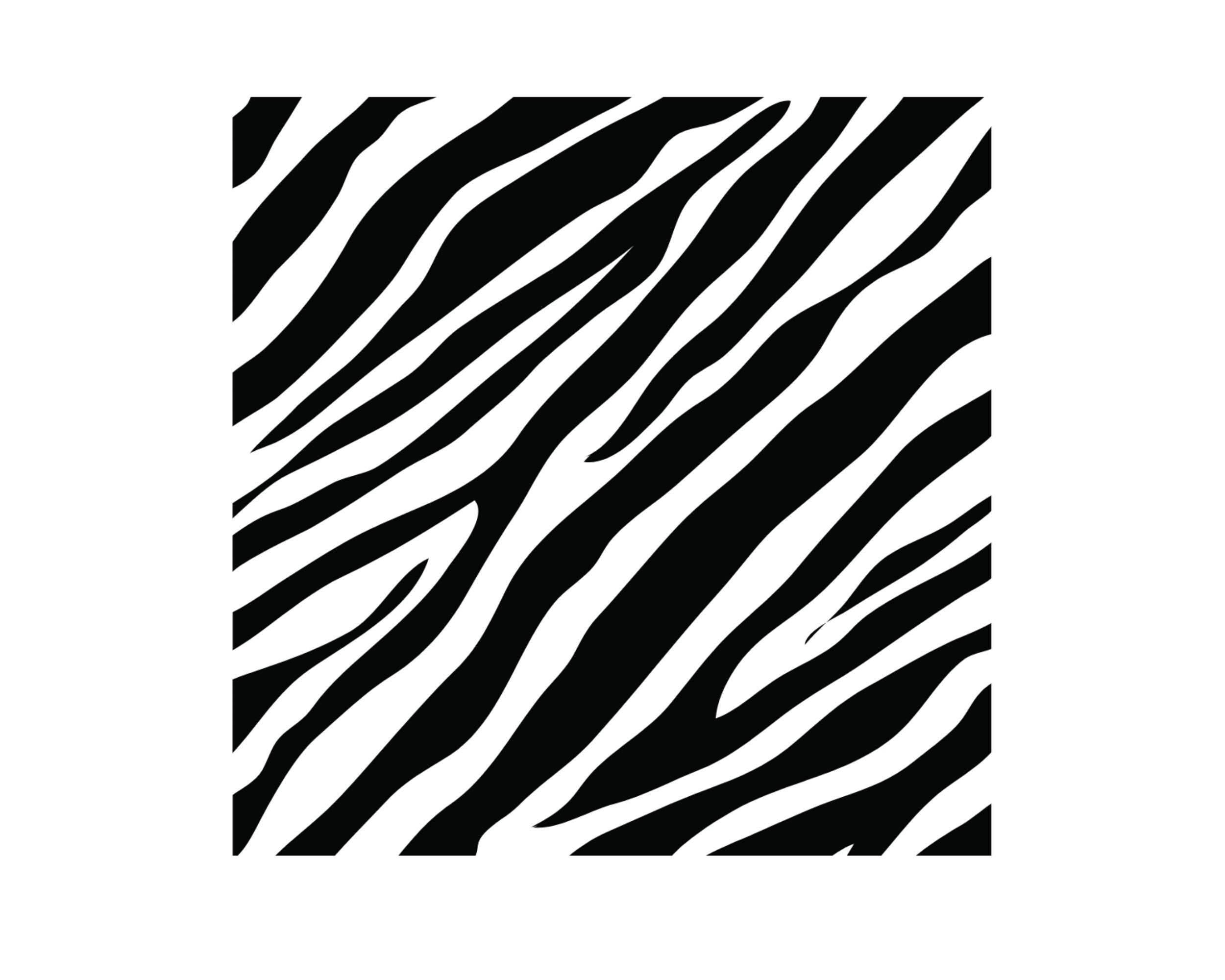 Zebra Print SVG, Zebra Stripes, Zebra Skin Lines, Animal Print Pattern