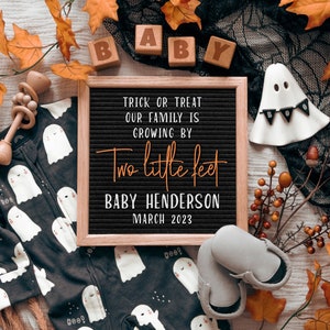 Halloween Pregnancy Announcement: Social Media Digital Reveal