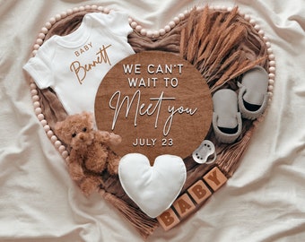 Digital Pregnancy Announcement Neutral, Baby Announcement Digital For Social Media, Facebook, Instagram, Social Media Reveal