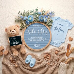 Baby #2 Mothers Day Announcement - Etsy