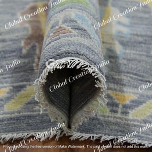 Multi colour oushak Rug 8x10/9x12/10x14 Hand Knotted Oushak Vintage Rugs For, Living Room Rug, Bedroom Rug fast delivery!!!