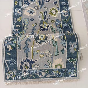 Multi colour oushak Rug 8x10/9x12/10x14 Hand Knotted Oushak Vintage Rugs For, Living Room Rug, Bedroom Rug fast delivery!!!