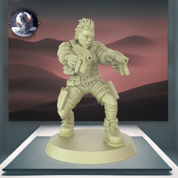 DnD Trooper Space miniature for tabletop wargaming ranged combat, sci-fi mini