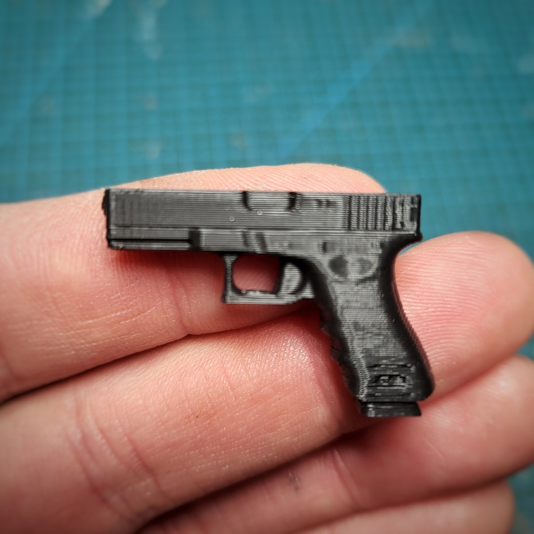 3D Printed Glock Gun for Action Figures Etsy