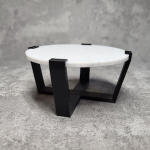 Marble stone coffee table for dollshouse