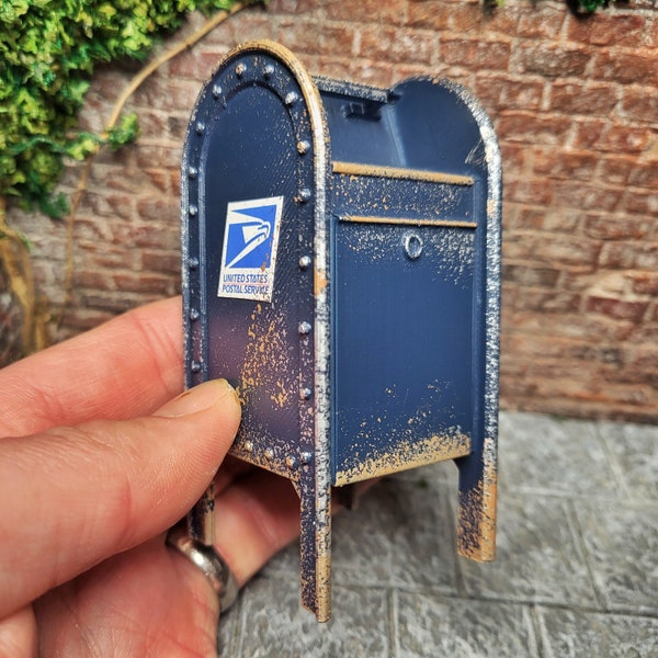 1:12 USPS mail box - ETSY only