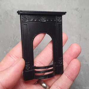 Puppenstube Viktorianische Schlafzimmer mit Kamin