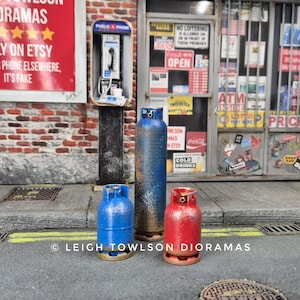 Gas bottle for diorama dollshouse 1/12