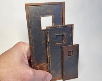 Industrial doors and gates for diorama