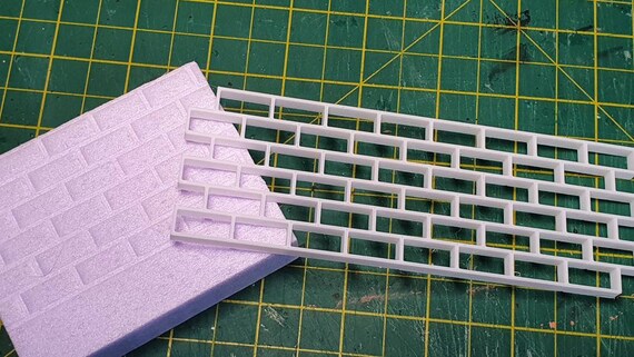 Diorama Brick Pattern Template - Etsy