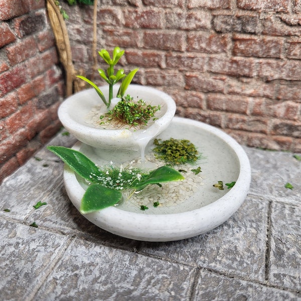 Tiered garden bowl pond for dollshouse