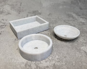 Stone effect sinks for dollhouse