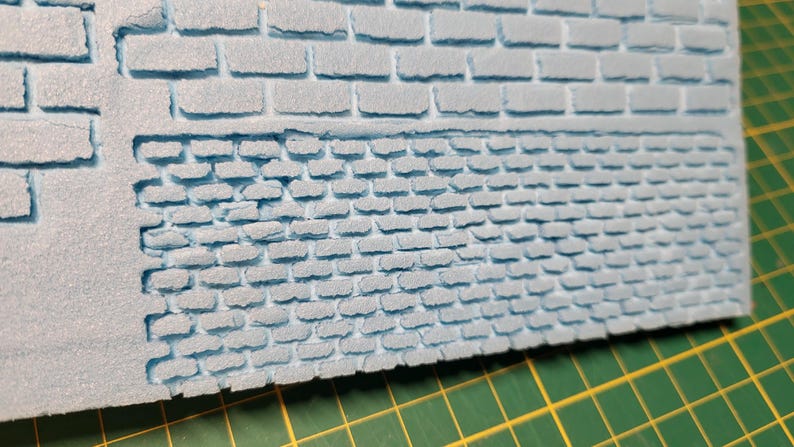Scale Pattern Brick Brick Template for Dioramas - Various Scales - Etsy