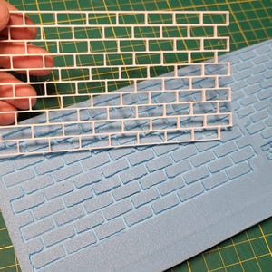 Scale Pattern Brick Brick Template for Dioramas - Various Scales - Etsy