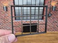 Rusty window frames and bars for diorama 1/12
