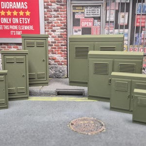 Electric power junction box for dioramas - various scales