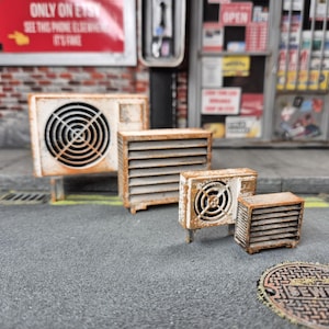 Air con units for dioramas