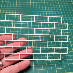 Scale Pattern Brick Brick Template for Dioramas - Various Scales - Etsy