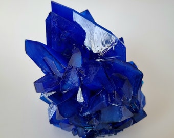 chalcanthite crystal, blue crystal, crystal decor, crystal art, oddities decor, weight: 890g / 1.96lbs