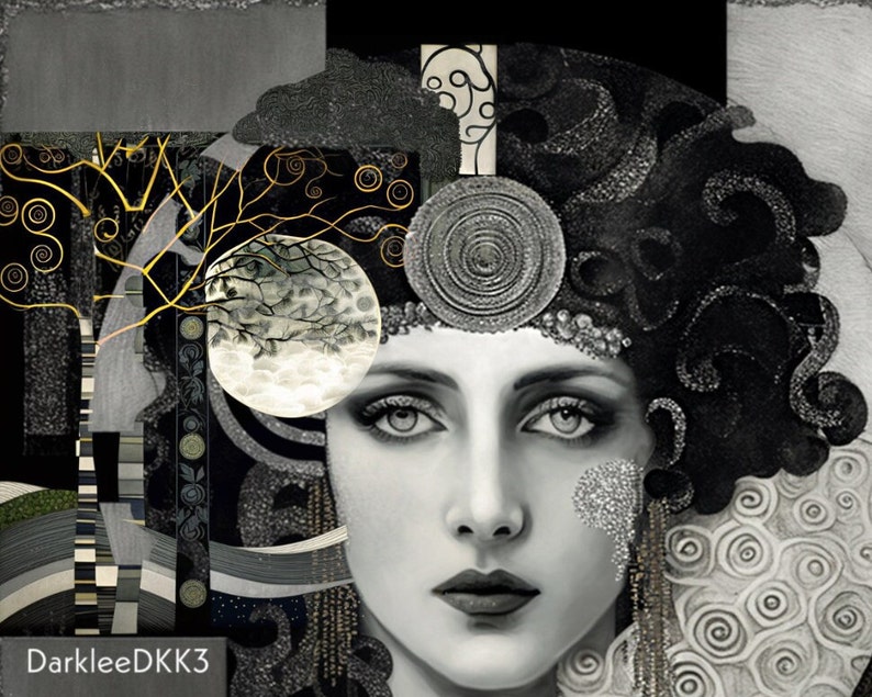 Collage Art Print Collage Wall Art Collage Collage Art Etsy