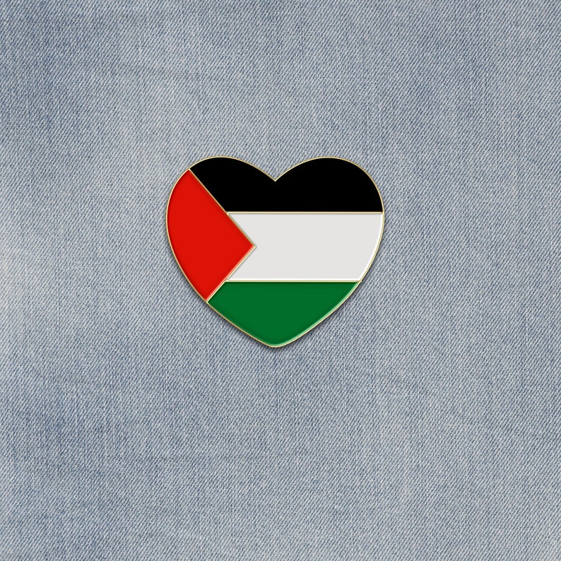 Palestine Flag Flag Enamel Pin Free Palestine Protest Peaceful Gift Memorial Lapel Pin Backpack Pin Set Jacket Enamel Pin immagine 7