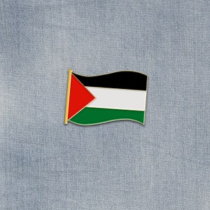 Drapeau de la Palestine drapeau épinglette émail Palestine protestation gratuite cadeau pacifique épinglette commémorative épinglette sac à dos ensemble épinglette veste émail image 5