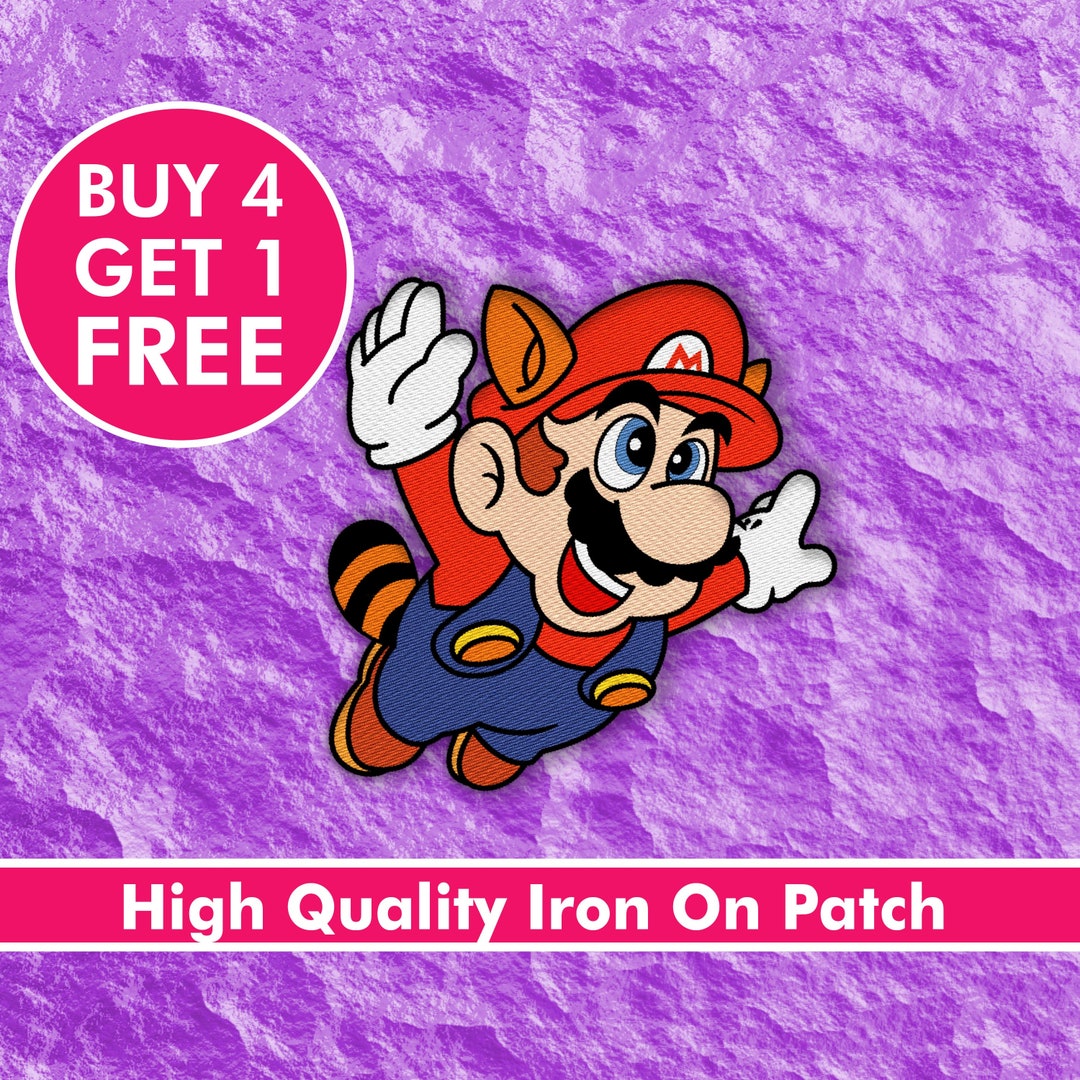 Mario Iron On Embroidery Patch - Best Price in Singapore - Jan 2024