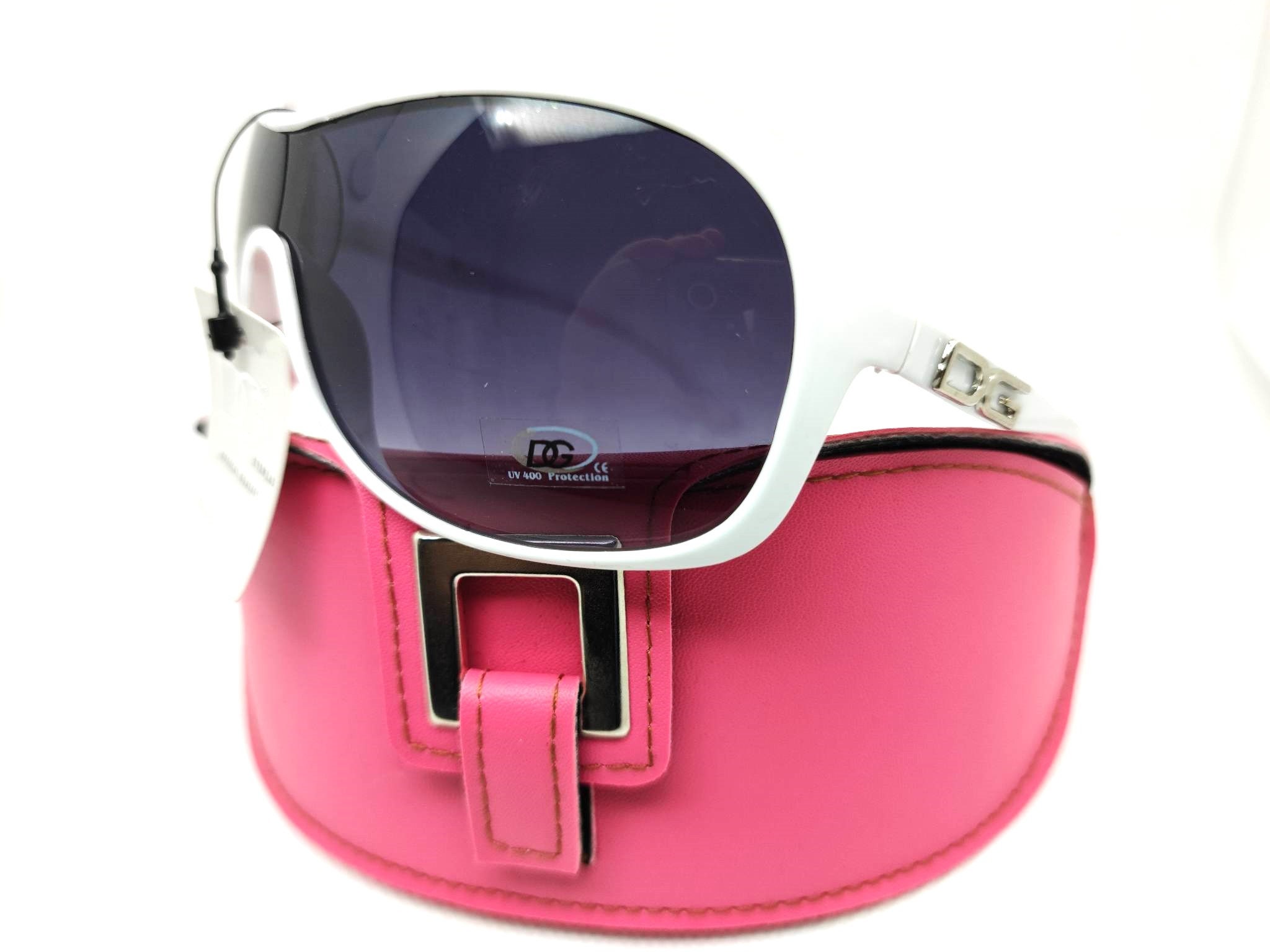 STefs Women’s Sunglasses with White Case Spark Sunglasses - Rectangle Frame White – Steez Brand main image 3