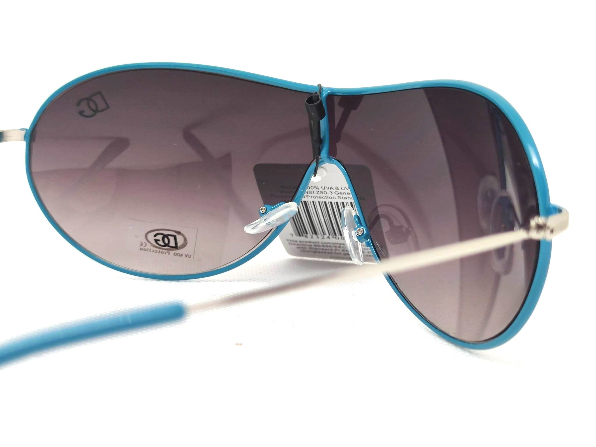 Blue Aviator Sunglasses: Designer Style With Pink Case - Etsy display picture 3