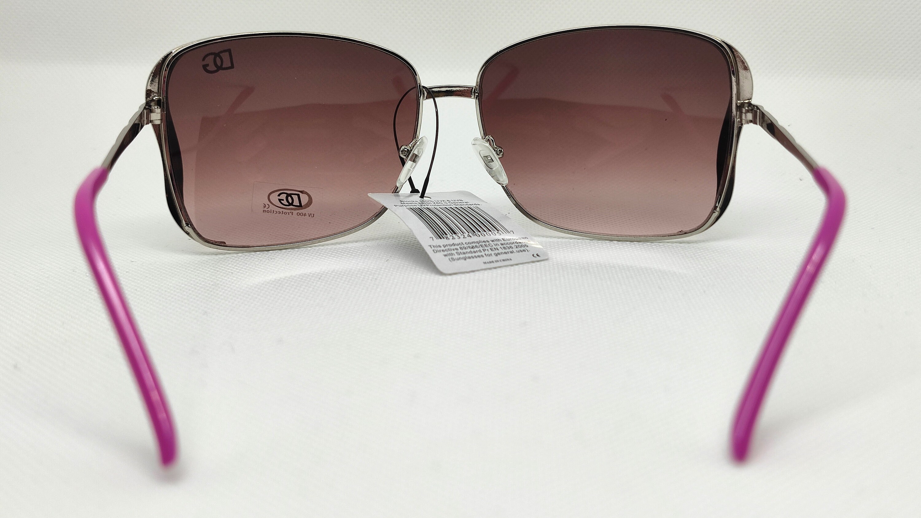 Brand New Oversized Designer Aviator Style Celebrity Pink