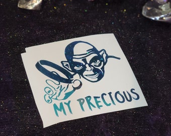 My Precious Vinyl Decal in Shimmering Holographic or Alternate Colors Made from Long-Lasting Quality Vinyl