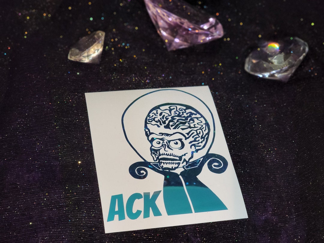 ACK Vinyl Decal in Shimmering Holographic or Alternate Colors Made From ...