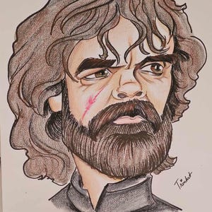 Caricature Portrait- 1 Face in color
