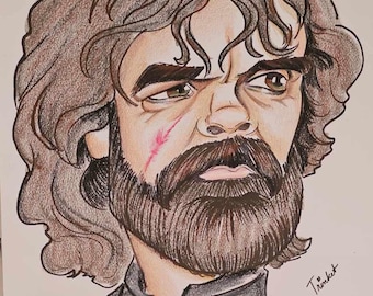 Caricature Portrait- 1 Face in color