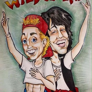 Caricature Portrait- 2 Faces in Color
