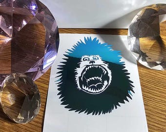 Fizgig Inspired Fit Vinyl Decal in Shimmering Holographic or Alternate Colors Made from Long-Lasting Quality Vinyl