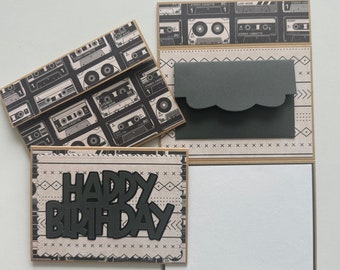 Handmade Birthday Card with Gift Card Holder