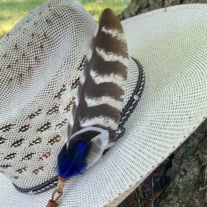 Hat Feather, Magnetic Hat Accessories, Feather, Western Feather, Hand Crafted Hat Embellishments, Feather Hat Accents