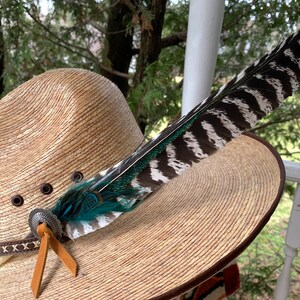 Feather holder for cowboy hat hotsell